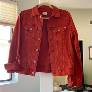 Red Jean Jacket (never worn)
